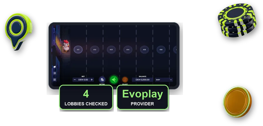 Uncrossable Rush on screen with the key figures of this section