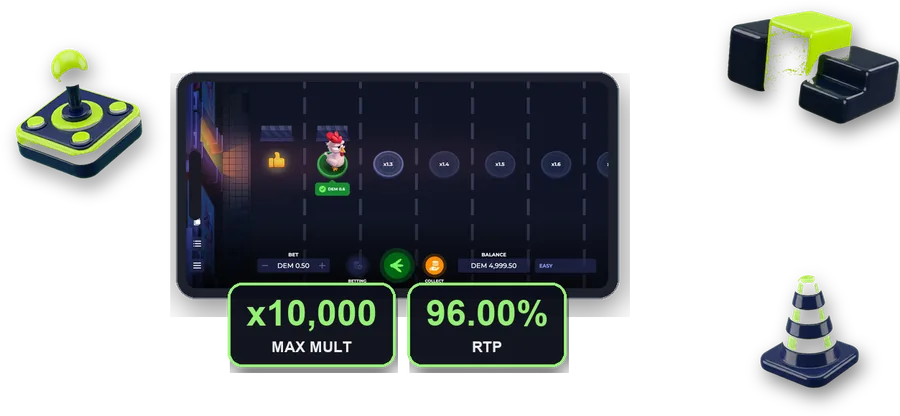 Uncrossable Rush on screen with the key figures of this section